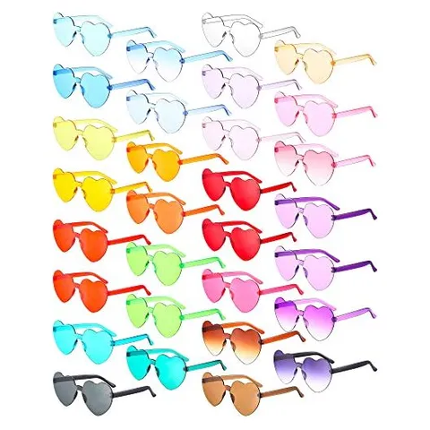 Yunsailing Heart Party Glasses – Multicolor
