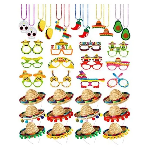 Yunsailing Fiesta-Set mit Sombrero-Haarreifen – Moderner Stil