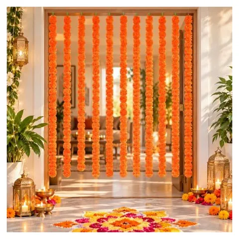 Yunsailing Marigold Garlands & Day of the Dead Decor – Orange