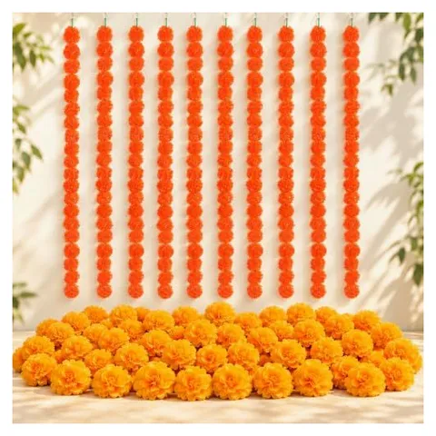 Yunsailing Ringelblumen-Girlanden & Día-de-los-Muertos-Deko