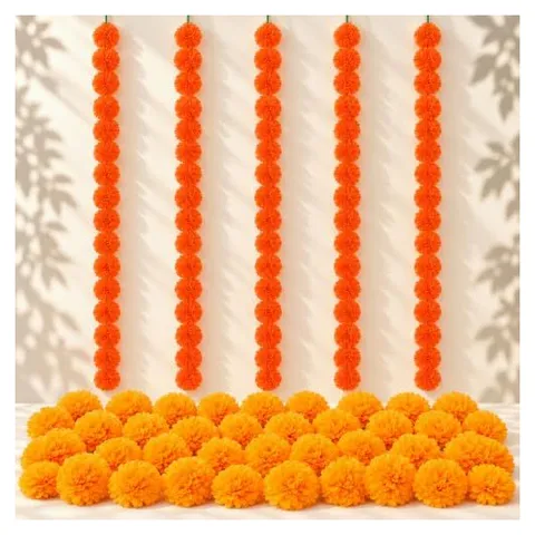 Yunsailing Marigold Garlands & Day of the Dead Decor – Orange