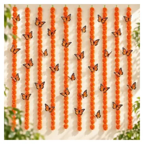Yunsailing Guirnaldas de caléndulas y decoración del Día de los Muertos