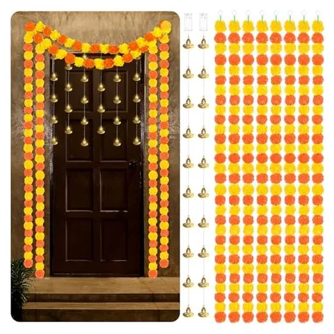 Yunsailing Ringelblumen-Girlanden & Día-de-los-Muertos-Deko