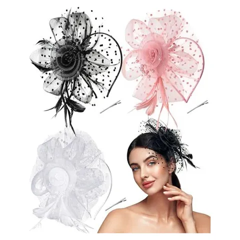 Yunsailing Fascinator-Hüte – Leuchtende Farben