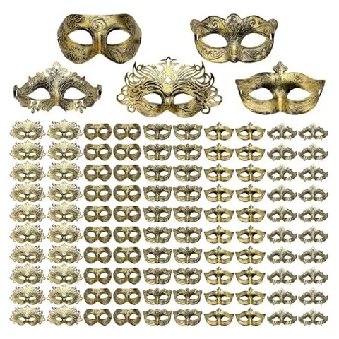 Yunsailing Masquerade Masks with Straps – 5 Styles