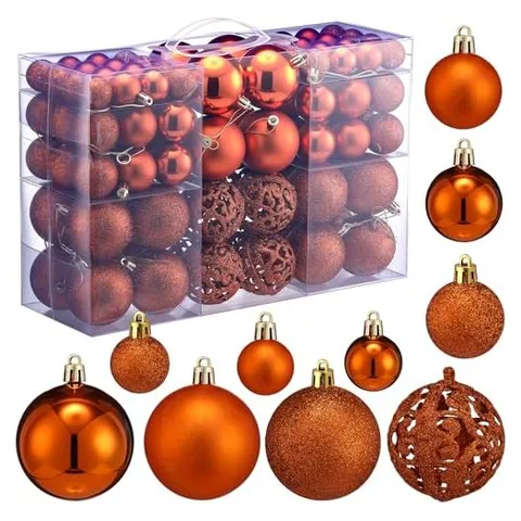 Yunsailing Bruchfeste Weihnachtskugeln – Bronze