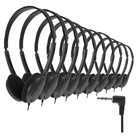 Yunsailing Over-Ear Corded Headphones Set – Black