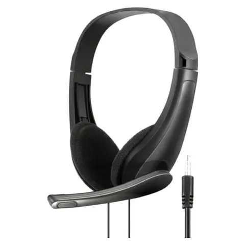 Yunsailing Classroom Headphones with Mic – Black